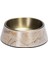 Xmpdby Beeztees Dbl Köpek Mama Su Kabı, Mat Altın Rengi Paslanmaz Çelik, Bej Mermer Görünümlü, 17,5cm, 350M 1