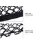 Fahren 39 &quot x 16&quot Araba Arka Bagaj Kargo Ağları Depolama Çantası Organizatörü Otomobil Kamyon Suv Jeep Çift Katman Naylon Mesh Net - Siyah (Yurt Dışından) 3