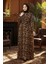 Neva Style -Leopar Desenli Tesettür Elbise 30502LP 4