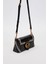 Siyah Desenli Çift Askılı Omuz Çantası 1