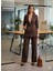 Kahverengi Premium Gabardin Ceket Pantolon Takım 2