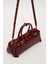 Kırmızı Eskitme Aksesuarlı El Çantası 2