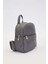 Gri Fermuar Gözlü Sırt Çantası 2