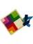 Renkli Ahşap Tangram 24 Parça Zeka ve Eğlence Oyunu 18X18CM 2
