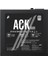 ACK 650W 80+ Aktif PFC 14CM Fan 5 Yıl Garantili Siyah Güç Kaynağı 3