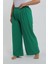 Kadın Büyük Beden Yeşil Rahat Kesim Baggy Tek Alt 3