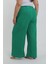Kadın Büyük Beden Yeşil Rahat Kesim Baggy Tek Alt 4