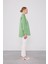 Yeşil Düğme Detaylı Gömlek 3