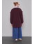 Bordo Omuz Manşet Detaylı Sweat 4