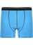 Erkek Pamuk Likralı Boxer Mavi 2