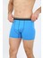 Erkek Pamuk Likralı Boxer Mavi 3