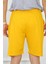Erkek Pamuk Sarı Şort 4