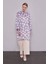 Lila Yuvarlak Desenli Tunik 2