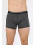 Erkek Pamuk Likralı Boxer Antrasit 2