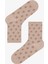 Kahve Bej Relax Dotted 5li Soket Çorap 5
