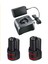 Gba 12V 2.0AH Professional Akü (Çift) ve Bosch Gal 12 V-20 Şarj Aleti 1