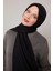Siyah Düz Tensel Şal 2