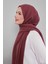 Bordo Düz Tensel Şal 4