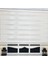 Zebra Stor Perde Ekru Etek Dilimli Z-STB400V02 12