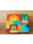 Çocuklar Için Renkli Ahşap Puzzle Oyun Blokları 24X20X4 cm 1