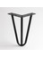 Martı 15 cm Siyah Metal Mobilya Ayağı Üçgen Modern Tasarım Koltuk Sehpa Masa Tv Ünitesi Uyumlu 1