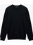 Regular Fit Uzun Kollu Dokulu Basic Bisiklet Yaka Sweatshirt 1