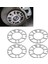 4pcs Alüminyum Tekerlek Ara Parçaları Şimler Plaka Otomatik Tekerlek Aralayıcıları 3mm 4X100 4X114 3 5X100 5X108 5X114 3 5X120 (Yurt Dışından) 3