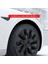 Model 3 Tekerlek Kapağı 18 Inç Hub Kapağı Tesla Için Tam Kapak Yedek Aksesuarları Model 3 - Mat Siyah (Sağ) (Yurt Dışından) 3