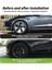 Tesla Model 3 Tekerlek Kapağı Thunder Style Wheel 18 Inç Hub Kapağı Trim Araç Aksesuarları - Mat Siyah (Yurt Dışından) 5