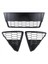 3pcs Araba Petekli Ön Tampon Ford Focus 2012 2013 2014 Için Alt Izgara Izgaraları (Yurt Dışından) 1