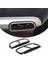 Siyah Paslanmaz Çelik Boru Boğaz Egzoz Çıkışları Volvo XC90 Dış Aksesuarlar Için Kuyruk Çerçevesi Döşeme Kapağı 2 Pcs (Yurt Dışından) 2
