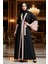 Neva Style - Kolları Detaylı Vizon Tesettür Abaya 55510V 3