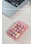 Renkli Daktilo Tarzı Vintage Kablosuz Wıreless Numeric Keypad 18 Tuşlu Sayısal Klavye Numpad 2