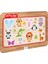 Çocuklar Için Renkli Ahşap Puzzle Eğitici Setler Harfler, Hayvanlar, Sayılar, Taşıtlar 1