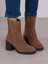 Priya Camel Süet Hakiki Deri Kadın Bot 2