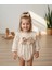 Gale Uzun Kollu Dantel Detaylı Özel Gün Bayramlık Kız Bebek Romper 3