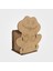 3D Boyanabilir Ahşap Kurbağa Kalemlik Seti, 16.5X13.5X8.5 Cm, 3 Adet, Kahverengi 1