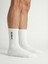 Erkek Supima Pamuklu Beyaz Yarım Havlu Dikişsiz Spor Çorabı 3