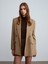 60779 Oversize Blazer Ceket-Camel 3