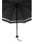 Rüzgara Dayanıklı Siyah Kadın Şemsiye, Fiber Gövdeli, Pongee Kumaş, Şık ve Hafif 3