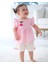 Cherry Ekose Kiraz Detaylı Kız Bebek Ikili Takım 1