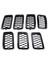 Siyah Araba Ön Ekleme Mesh Grille Dekorasyon Kapağı Ön Radyatör Giriş Giriş Izgara Döşeme Jeep Cherokee 2019 2020 2021 (Yurt Dışından) 1