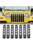 7pcs Ön Örgü Izgara Ekleri Jeep Wrangler Tj &amp Unlimited 1997-2006 (Yurt Dışından) 5
