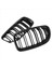 Araba Karbon Fiber Parlak Siyah Çift Çift Çift Ön Böbrek Izgara For-Bmw E90 E91 Lcı 3 Serisi 2009-2011 (Yurt Dışından) 3