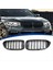 Bmw 5 G30 G31 G38 530I 540I 2018-20120 Orta Izgara Için Araba Çift Çıta Ön Tampon Izgarası (Yurt Dışından) 3