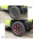 Suzuki Jimny Için 2019 2020 2021 2022 Tekerlek Hub Hub Lastik Jant Dekorasyon Kapağı Trim Sticker Çıkartma Dış Aksesuarları Kırmızı (Yurt Dışından) 3