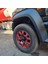 Suzuki Jimny Için 2019 2020 2021 2022 Tekerlek Hub Hub Lastik Jant Dekorasyon Kapağı Trim Sticker Çıkartma Dış Aksesuarları Kırmızı (Yurt Dışından) 5