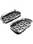 Çift Krom Elmas Ön Izgara Böbrek Grille L+R Bmw E46 4 Dograk Sedan 2002-2005 (Yurt Dışından) 2