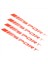 Spor Çıkartma Çıkartma Tekerlekleri Jantlar Yarış Araba Sticker Kendi Yapışkan Araba Kapı Jantlar Tekerlek Göbek Çıkartma Aksesuarları 4 Pcs Kırmızı (Yurt Dışından) 3