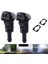 2x Ön Cam Yıkayıcı Nozulları Chrysler Dodge Ram Jeep Için Silecek Sprey Kiti 4805742AB Parça Numarasını Değiştiriyor (Yurt Dışından) 2
